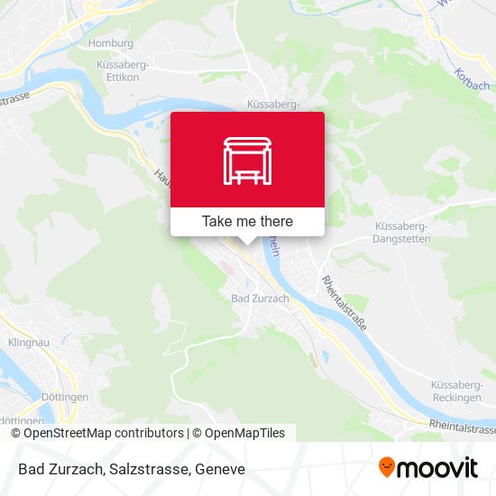 Bad Zurzach, Salzstrasse Karte