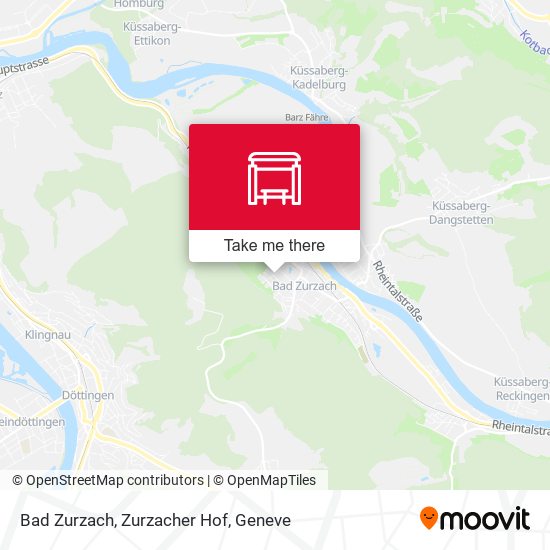 Bad Zurzach, Zurzacher Hof Karte