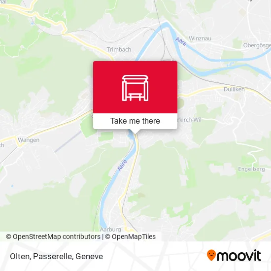Olten, Passerelle map