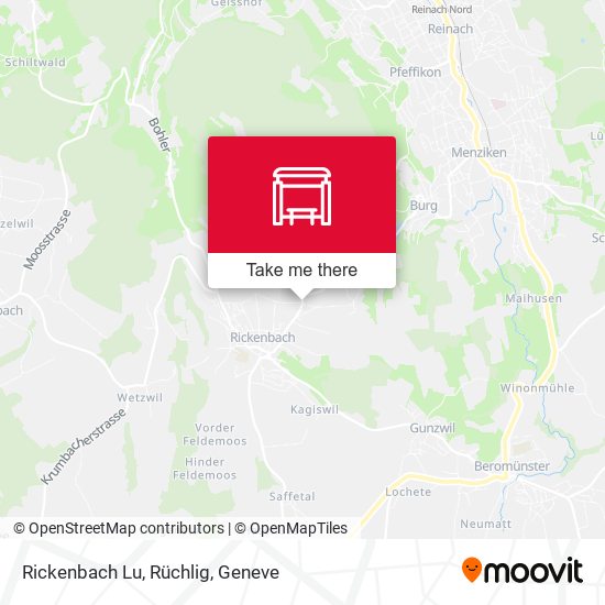 Rickenbach Lu, Rüchlig map