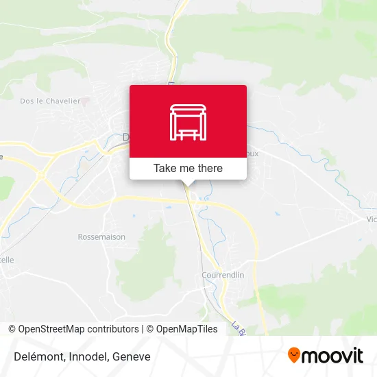 Delémont, Innodel map