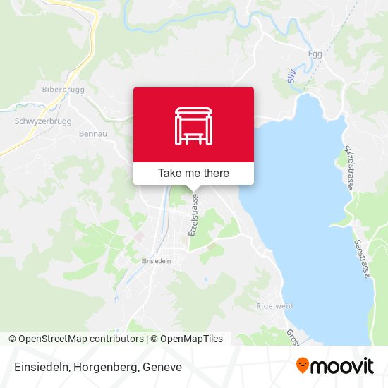 Einsiedeln, Horgenberg map