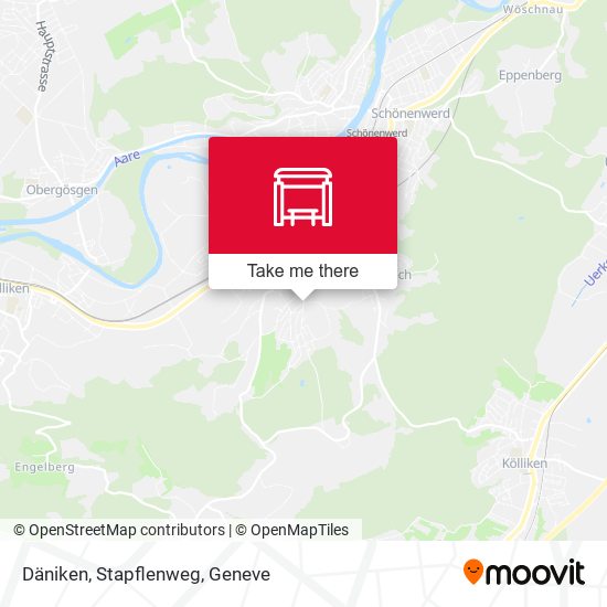 Däniken, Stapflenweg map