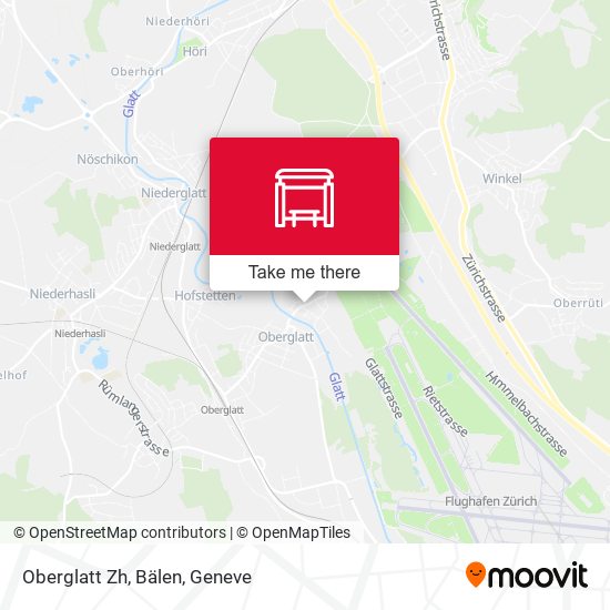 Oberglatt Zh, Bälen map