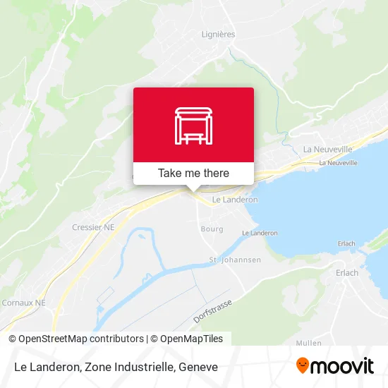 Le Landeron, Zone Industrielle plan