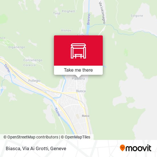 Biasca, Via Ai Grotti map