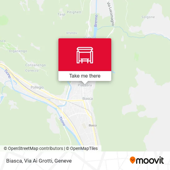 Biasca, Via Ai Grotti map