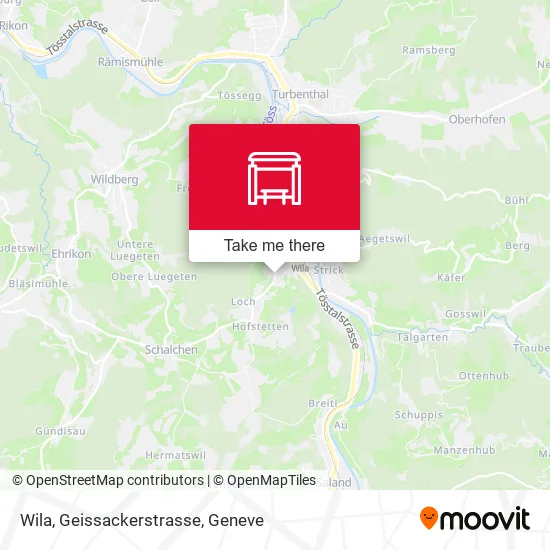 Wila, Geissackerstrasse map