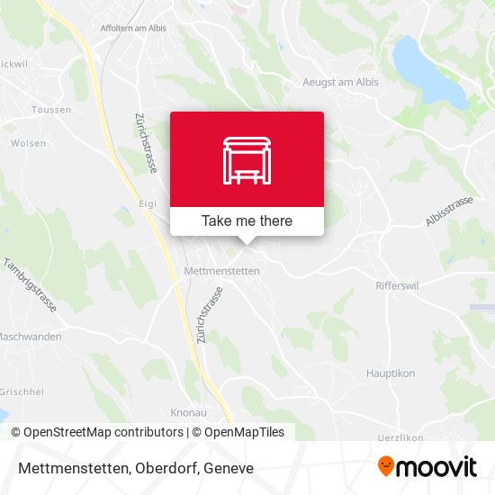 Mettmenstetten, Oberdorf map