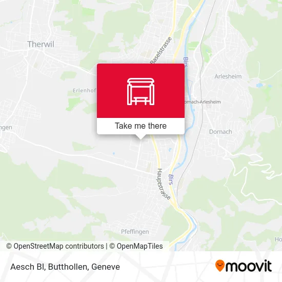 Aesch Bl, Butthollen map