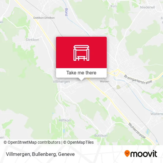 Villmergen, Bullenberg map