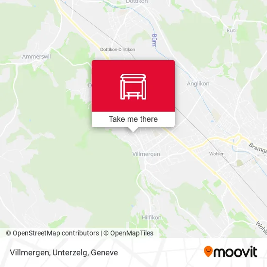 Villmergen, Unterzelg map