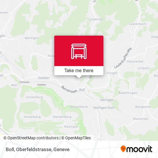 Boll, Oberfeldstrasse map