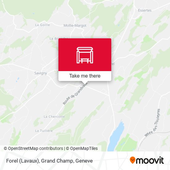 Forel (Lavaux), Grand Champ map