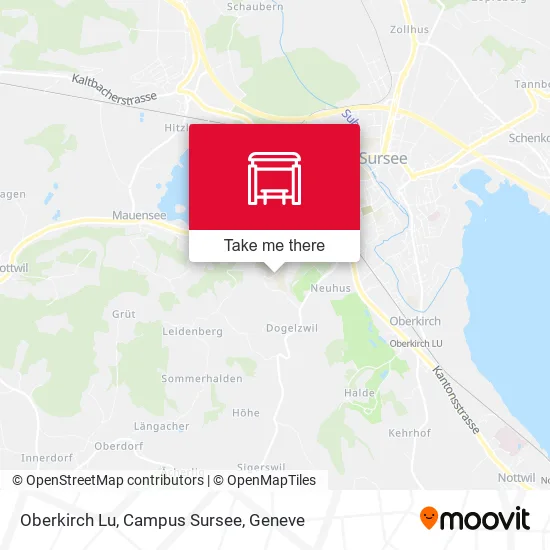 Oberkirch Lu, Campus Sursee map