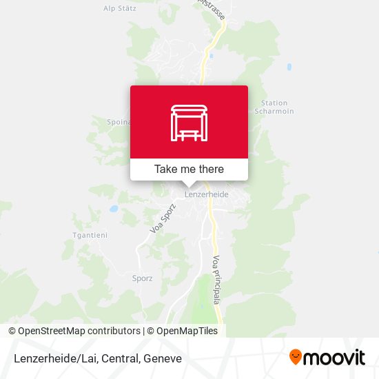 Lenzerheide/Lai, Central map