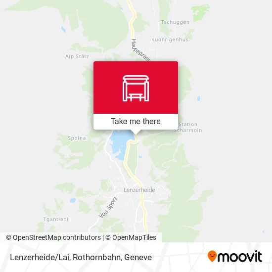 Lenzerheide/Lai, Rothornbahn map