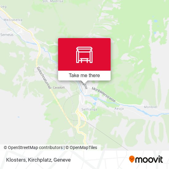 Klosters, Kirchplatz map