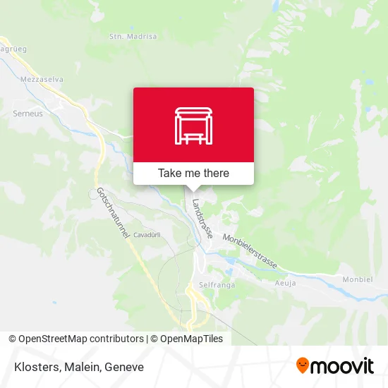 Klosters, Malein map