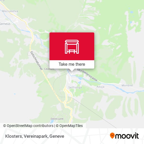 Klosters, Vereinapark map