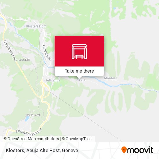 Klosters, Aeuja Alte Post map