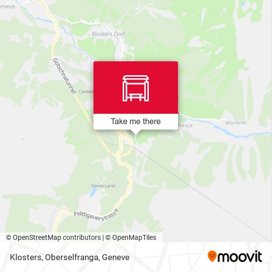 Klosters, Oberselfranga map