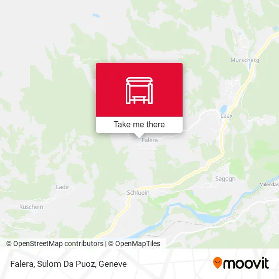 Falera, Sulom Da Puoz map