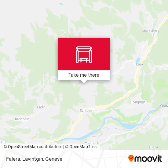 Falera, Lavintgin map