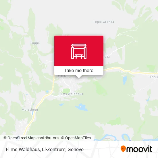 Flims Waldhaus, Ll-Zentrum map