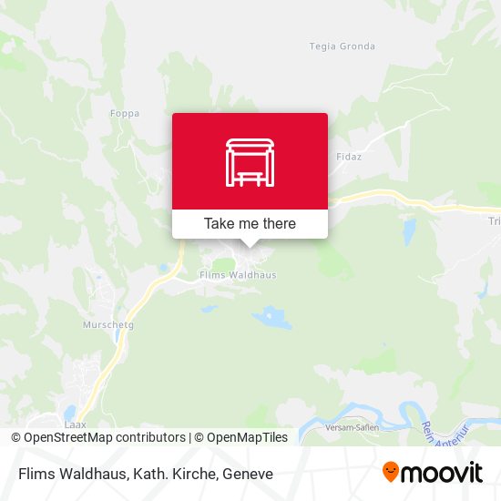 Flims Waldhaus, Kath. Kirche map
