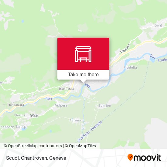 Scuol, Chantröven map
