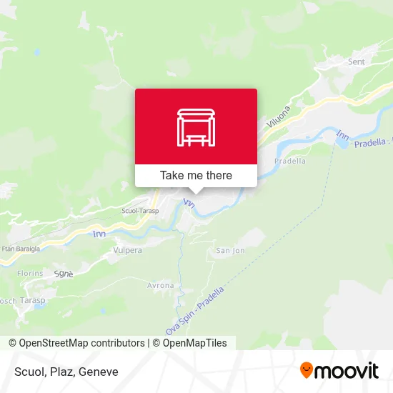 Scuol, Plaz map