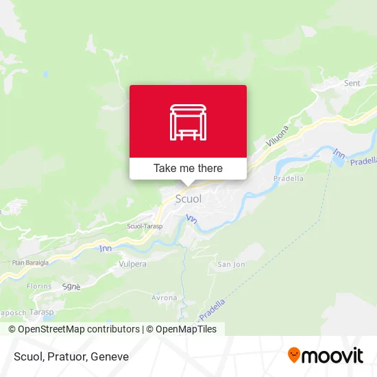 Scuol, Pratuor map