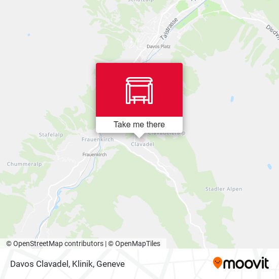 Davos Clavadel, Klinik map