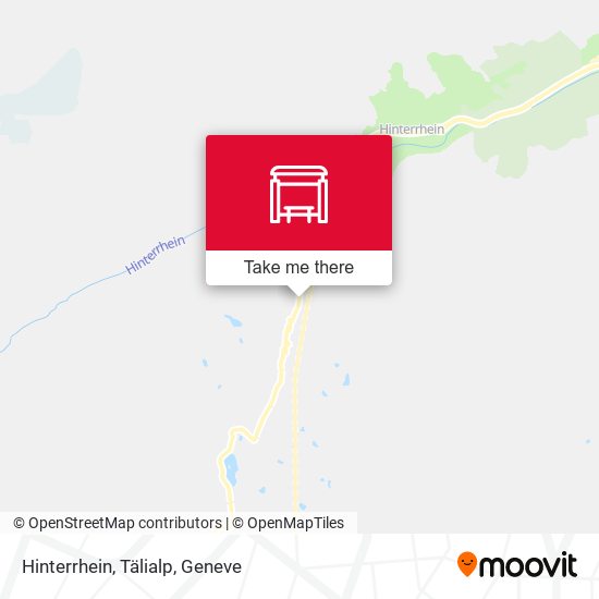 Hinterrhein, Tälialp map