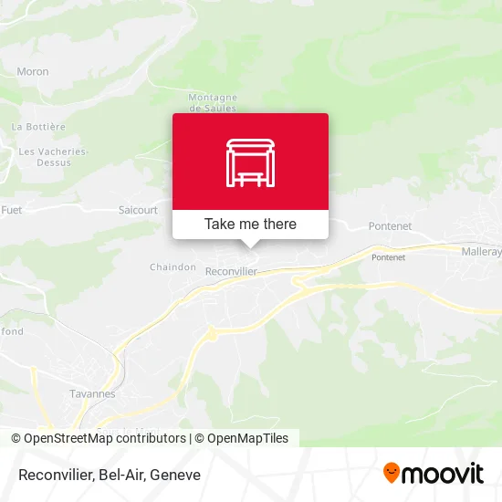 Reconvilier, Bel-Air map