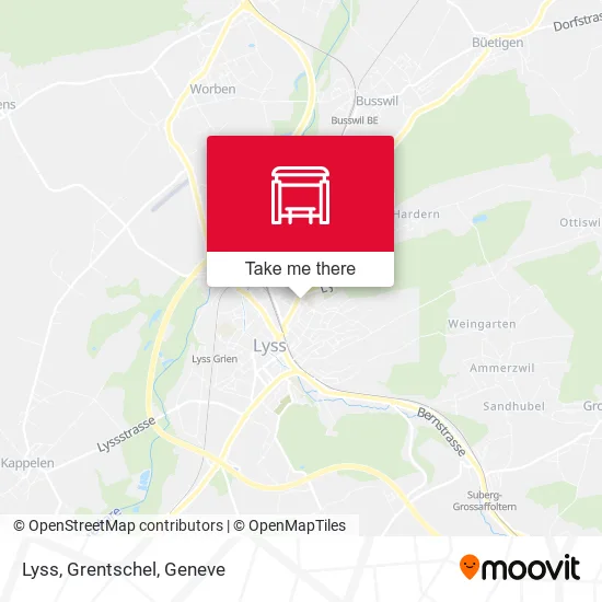 Lyss, Grentschel map