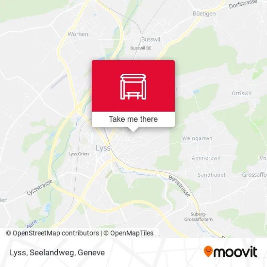 Lyss, Seelandweg map
