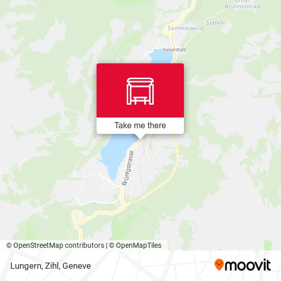 Lungern, Zihl map