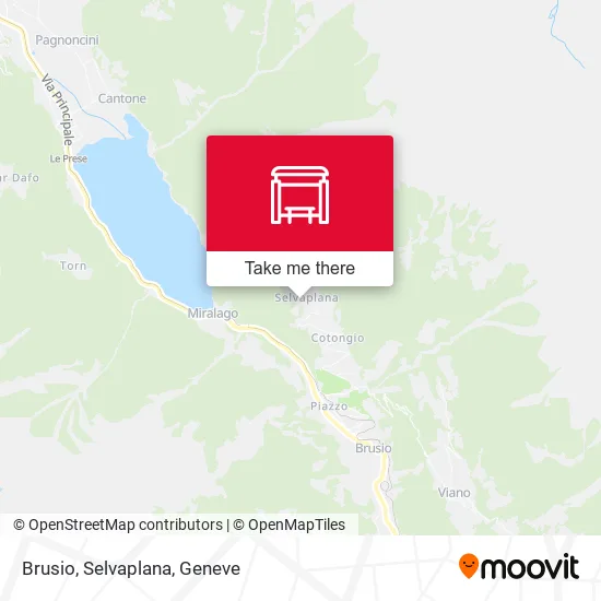 Brusio, Selvaplana map