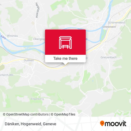 Däniken, Hogenweid map