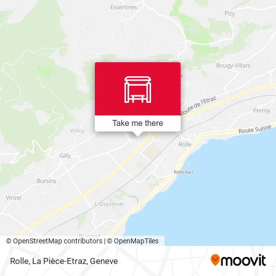 Rolle, La Pièce-Etraz plan