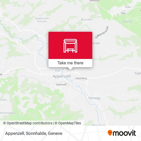 Appenzell, Sonnhalde map