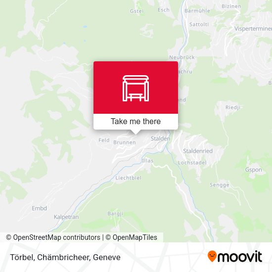 Törbel, Chämbricheer map
