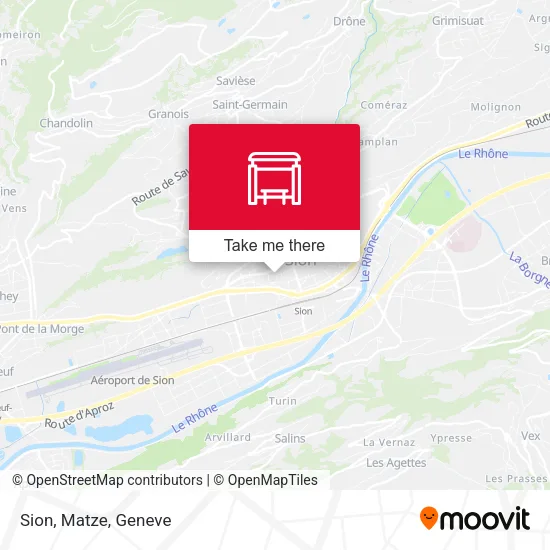Sion, Matze map