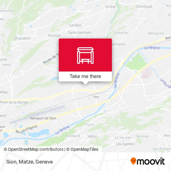 Sion, Matze map
