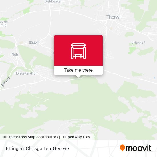 Ettingen, Chirsgärten map