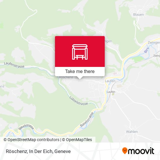 Röschenz, In Der Eich map
