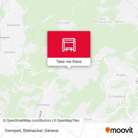 Gempen, Steinacker map