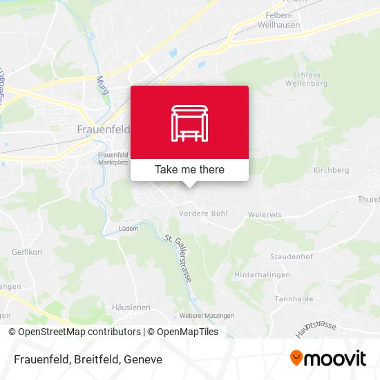 Frauenfeld, Breitfeld map